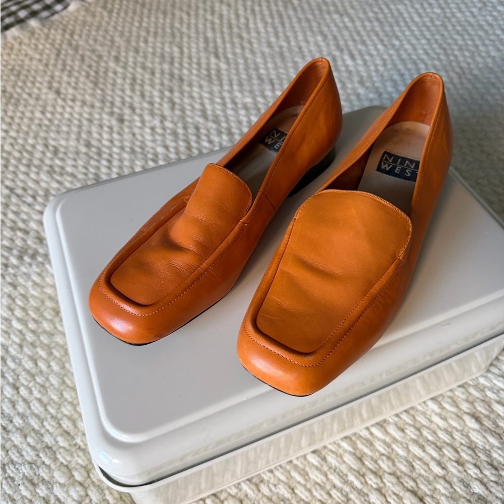 Nine West Women's Orange Flats